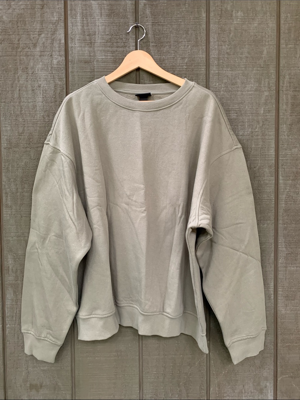 Sage green sweatshirt